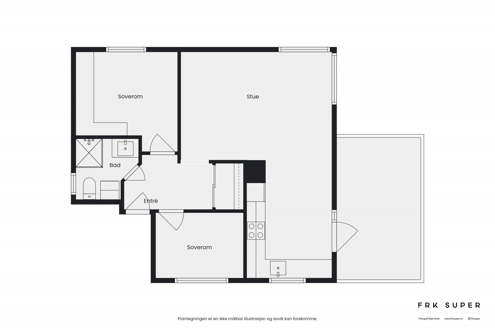 Plantegning Galleribilde