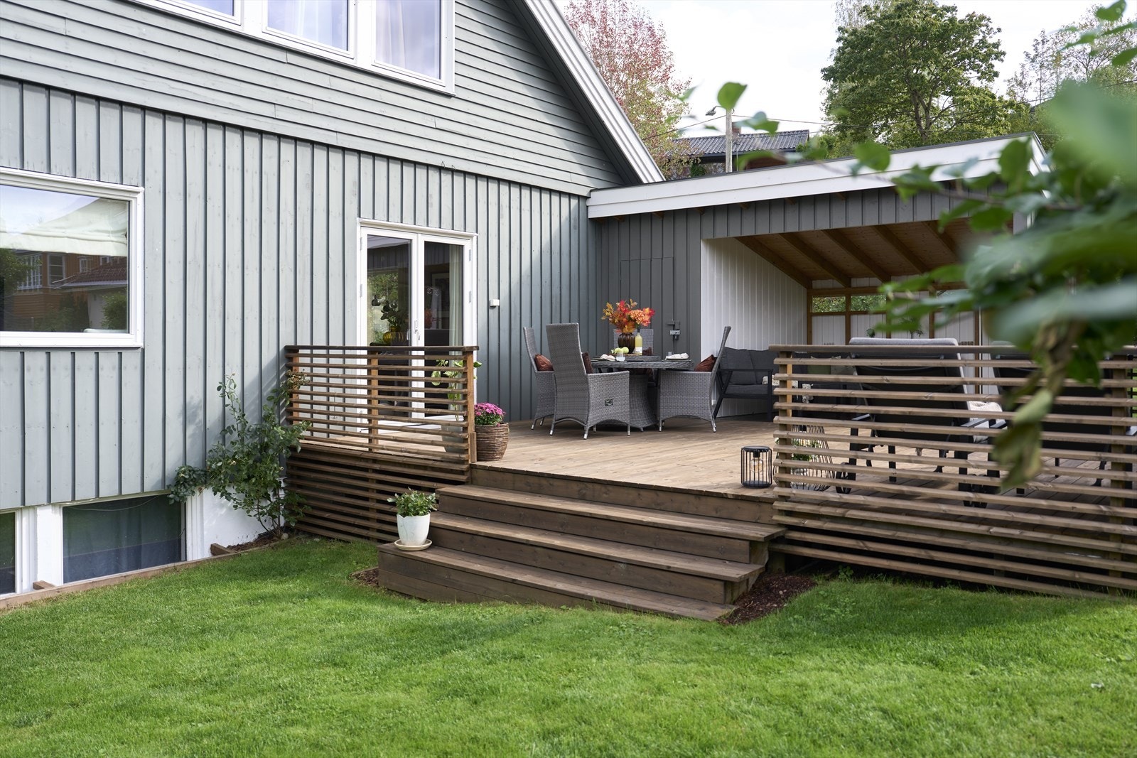 Totalt 78 kvm med uteplasser. Galleribilde