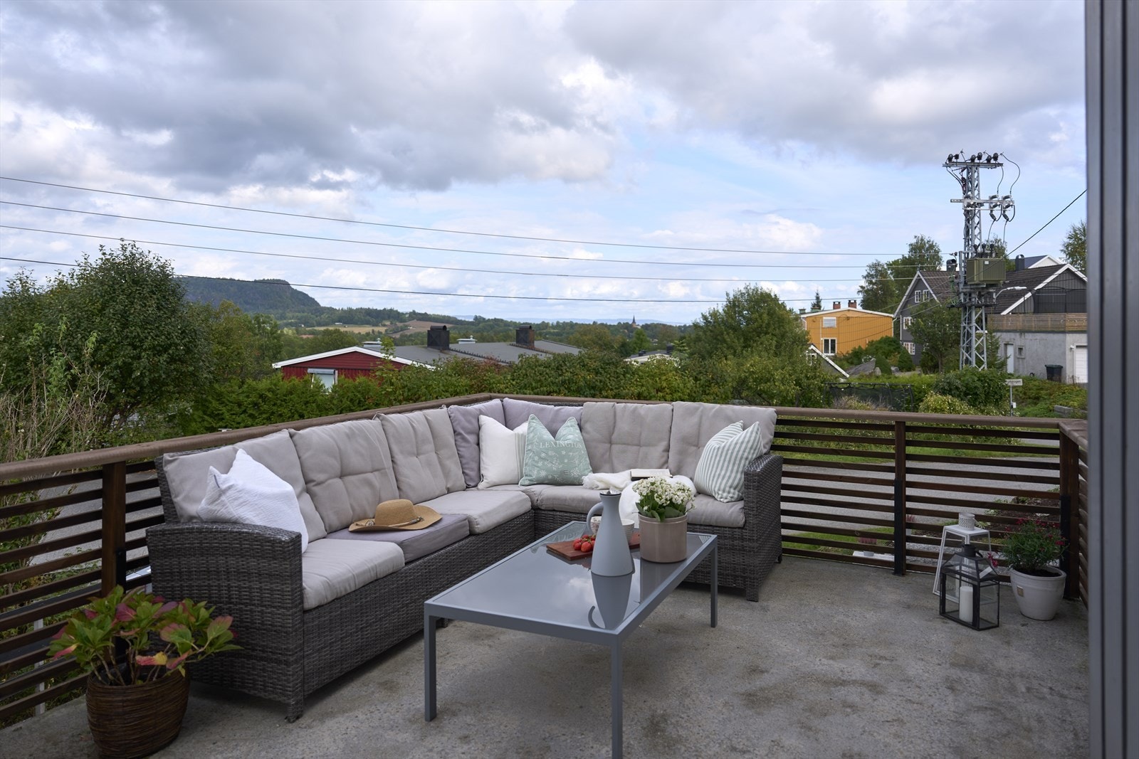 Flott utsikt fra eiendommen. Galleribilde