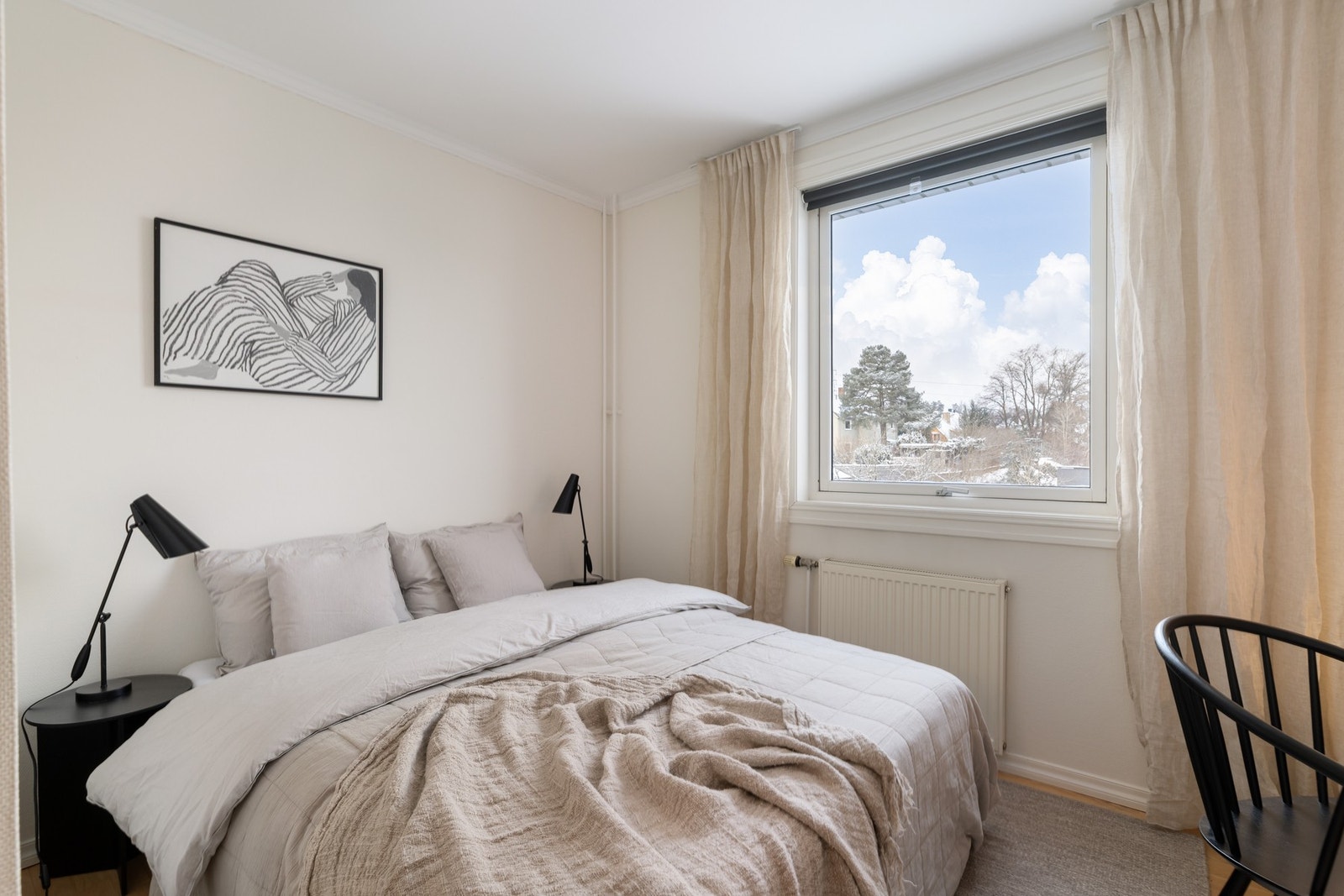 Rommene har fleksible innredningsmuligheter. Galleribilde