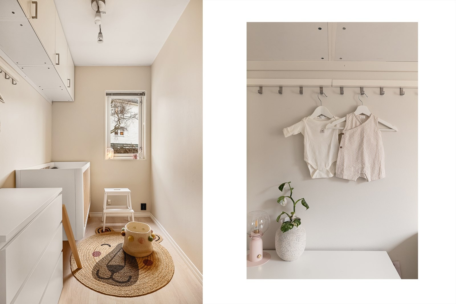 Det som i dag er innredet som soverom 2 er ikke godkjent for varig opphold. På godkjente byggetegninger er det godkjent som bod. Galleribilde