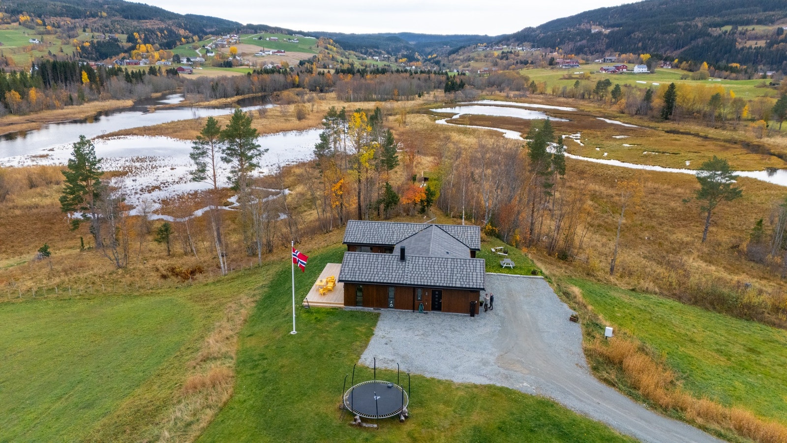 Dronefoto. Galleribilde