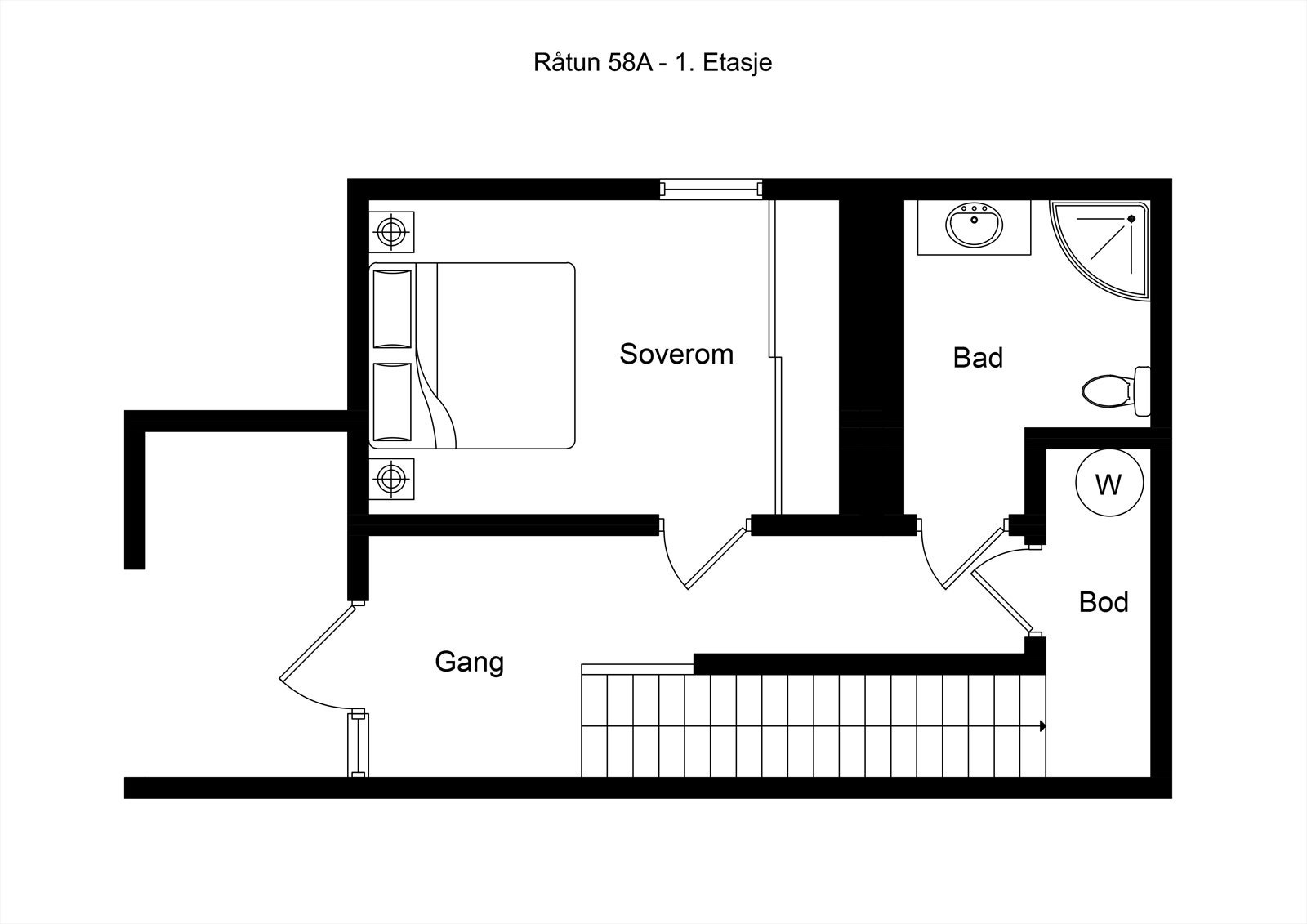 Plantegning 1.etasje. Galleribilde