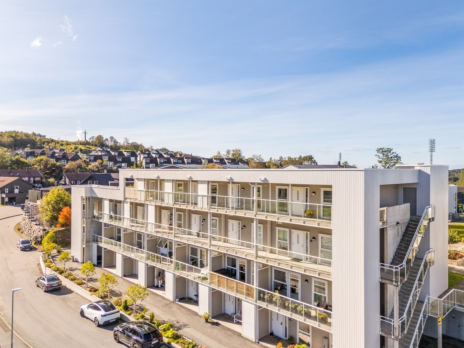 Fasaden ble nylig malt. Galleribilde