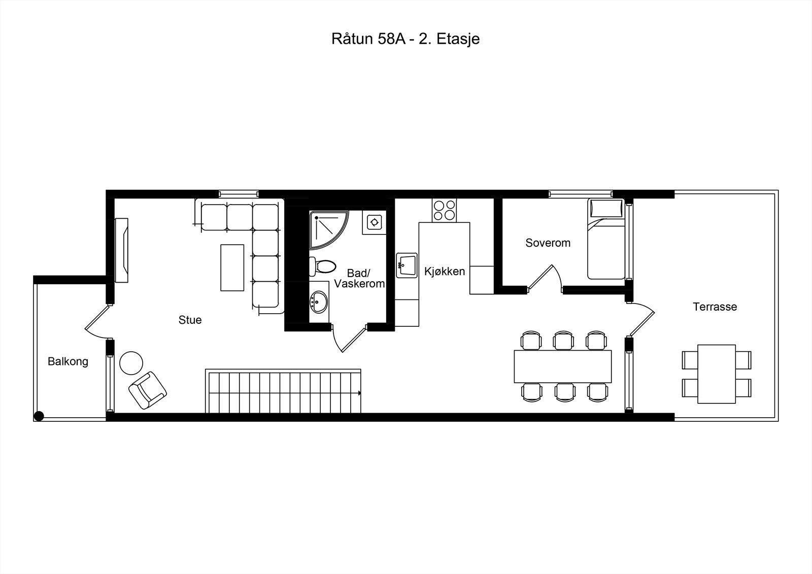 Plantegning 2.etasje. Galleribilde