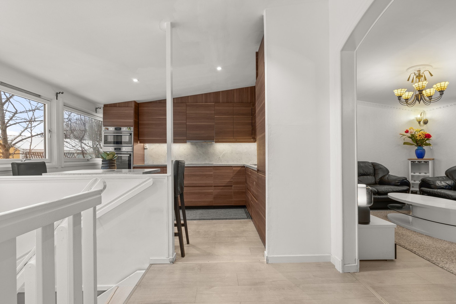 2. etasje inneholder de store oppholdsrommene. Galleribilde