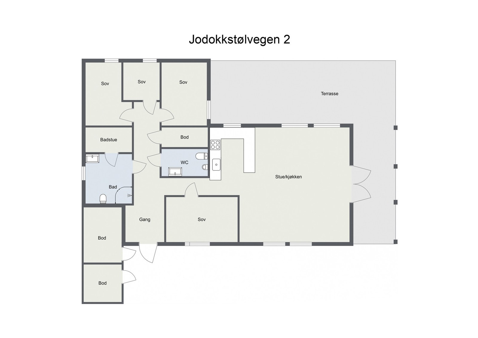 Plantegning. Galleribilde