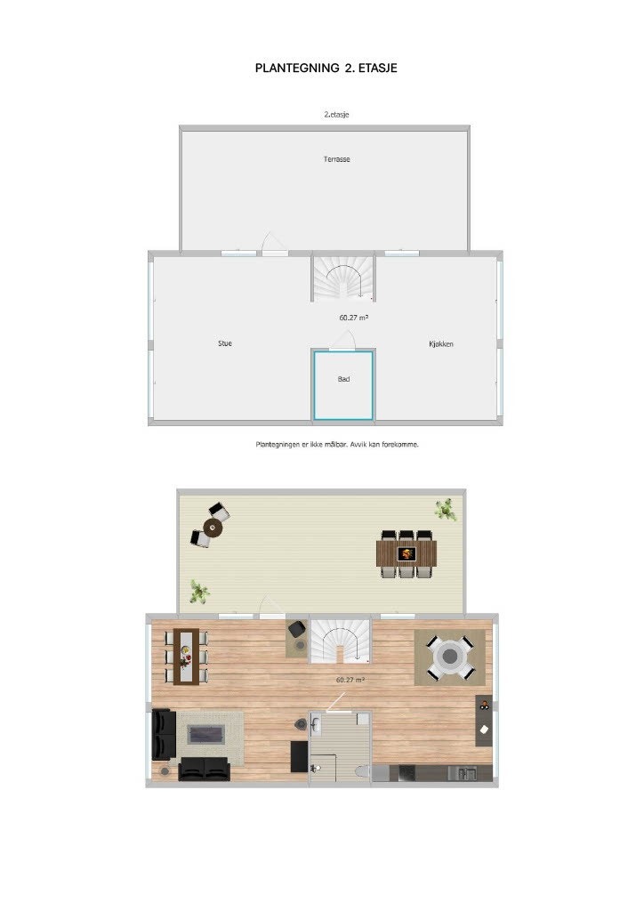 Plantegning - 2ETG Galleribilde