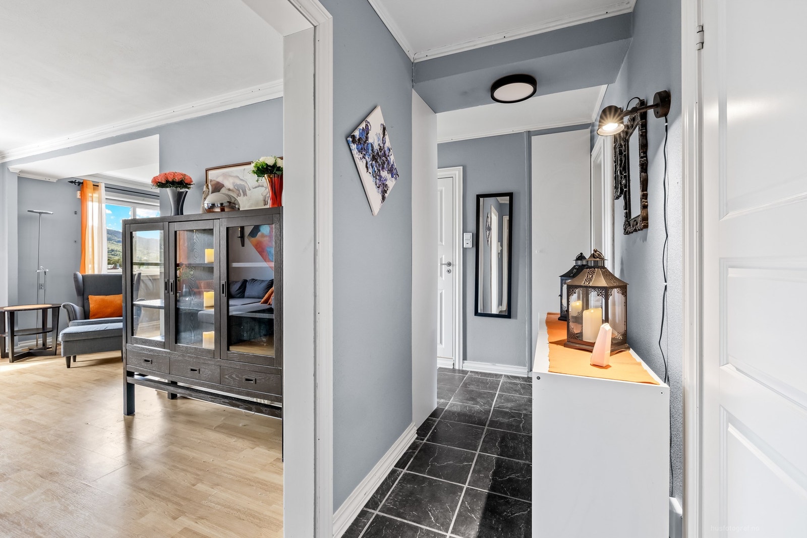 Leiligheten er gjennomgående og har en arealeffektiv og praktisk planløsning Galleribilde