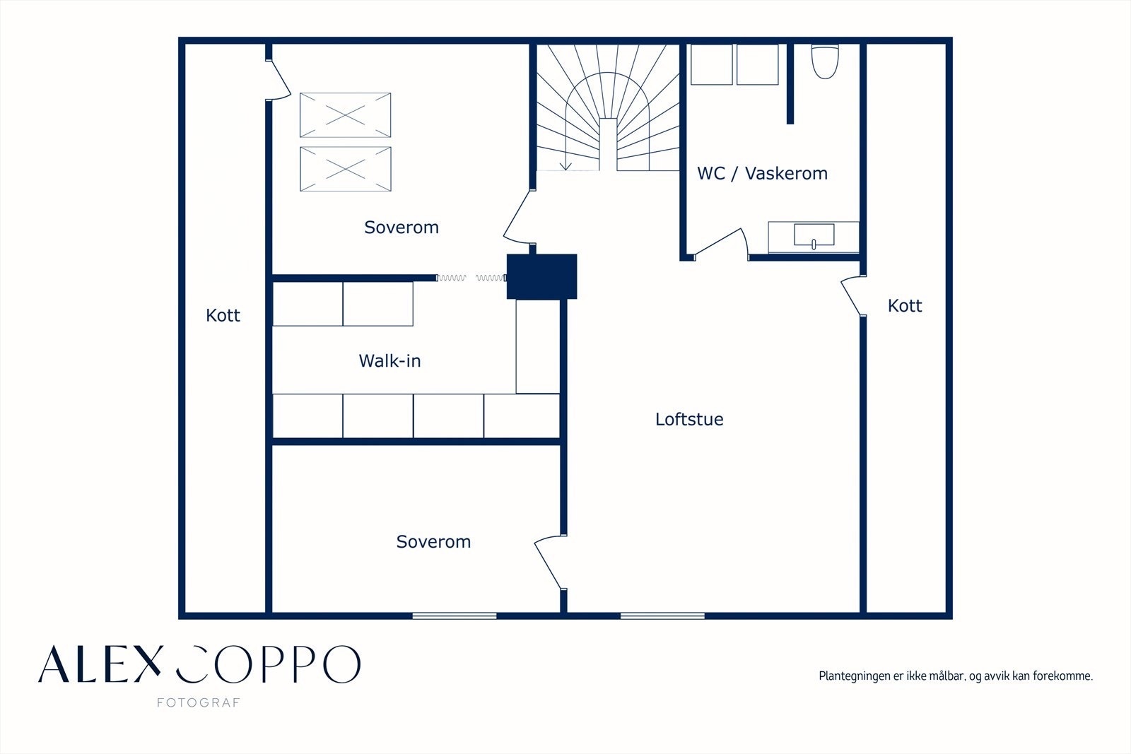 Plantegning 2.etasje Galleribilde