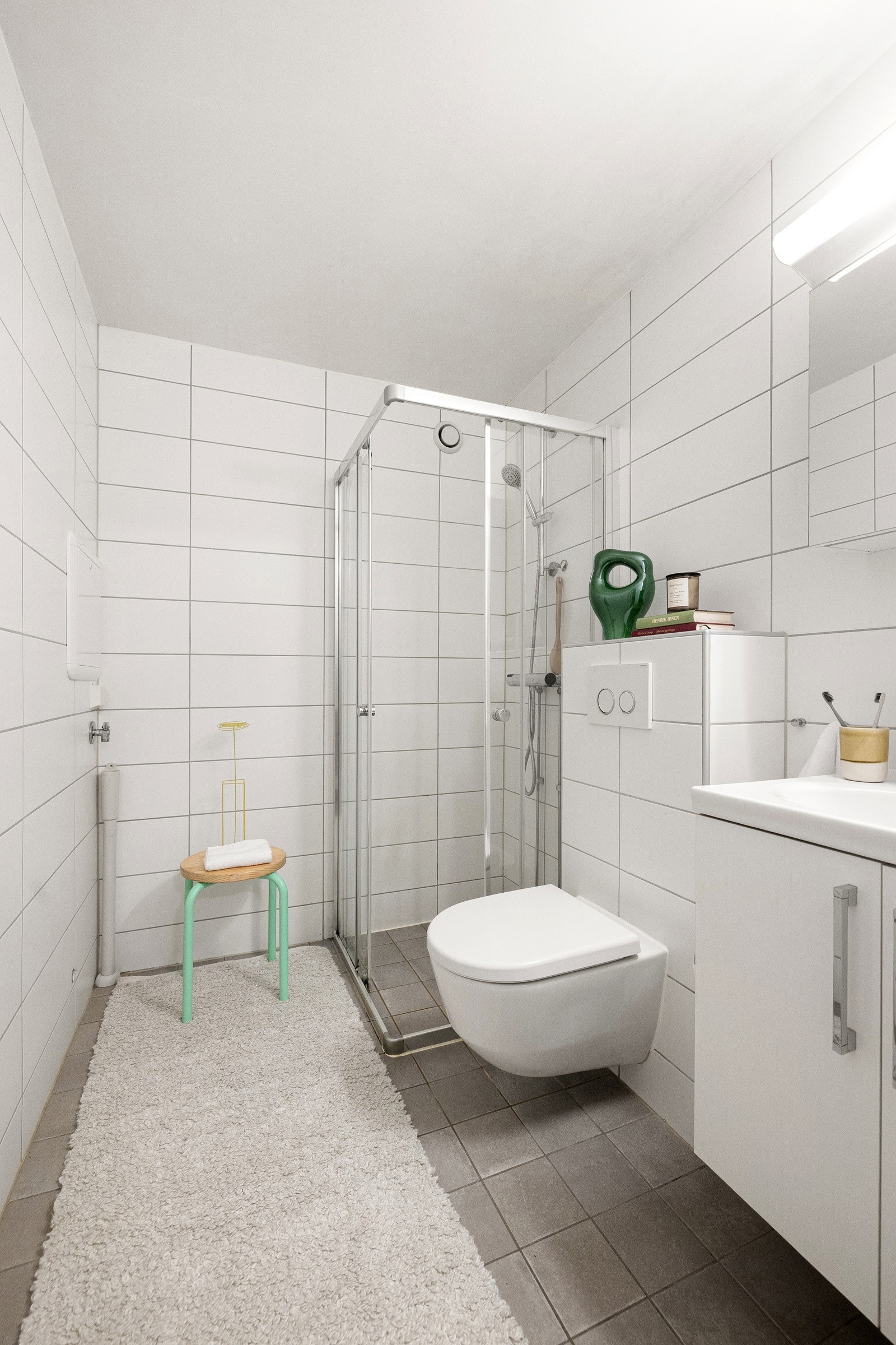 Det er videre opplegg for vaskemaskin. Galleribilde