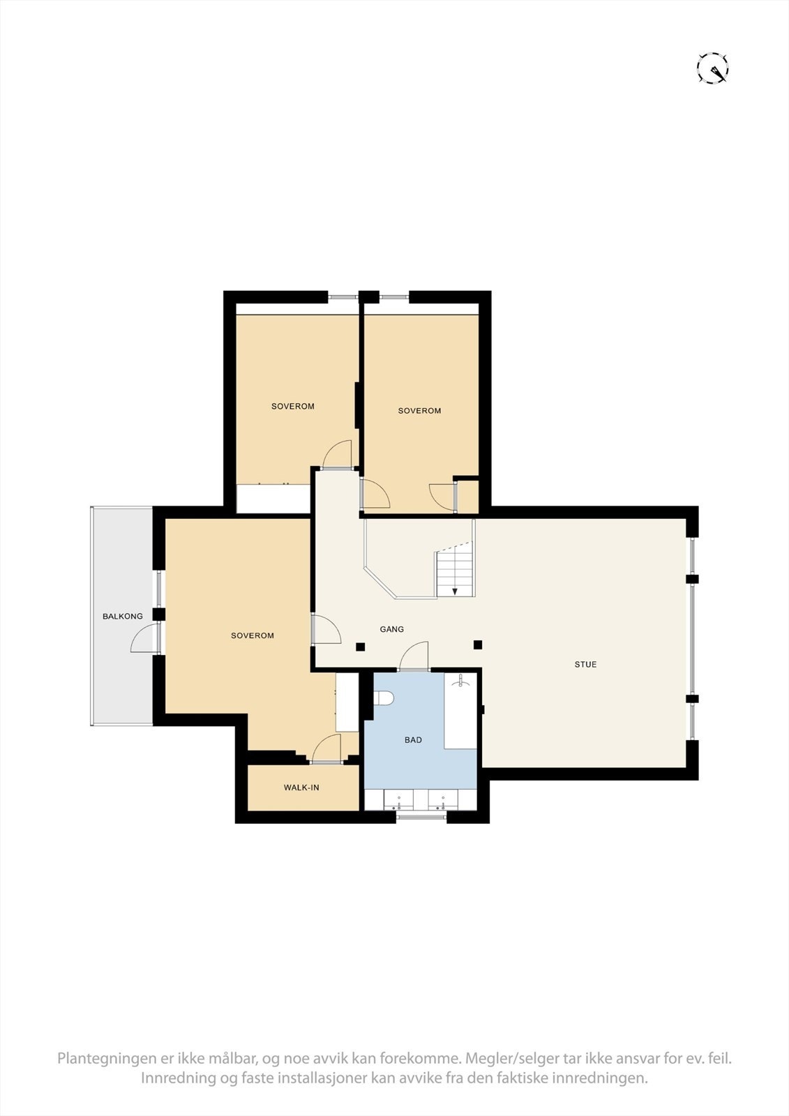 Plantegning 2. etasje Galleribilde