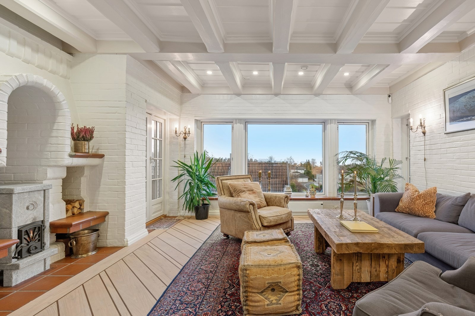 Boligen gir et godt førsteinntrykk som harmonerer med den gjennomførte stilen innvendig. Galleribilde