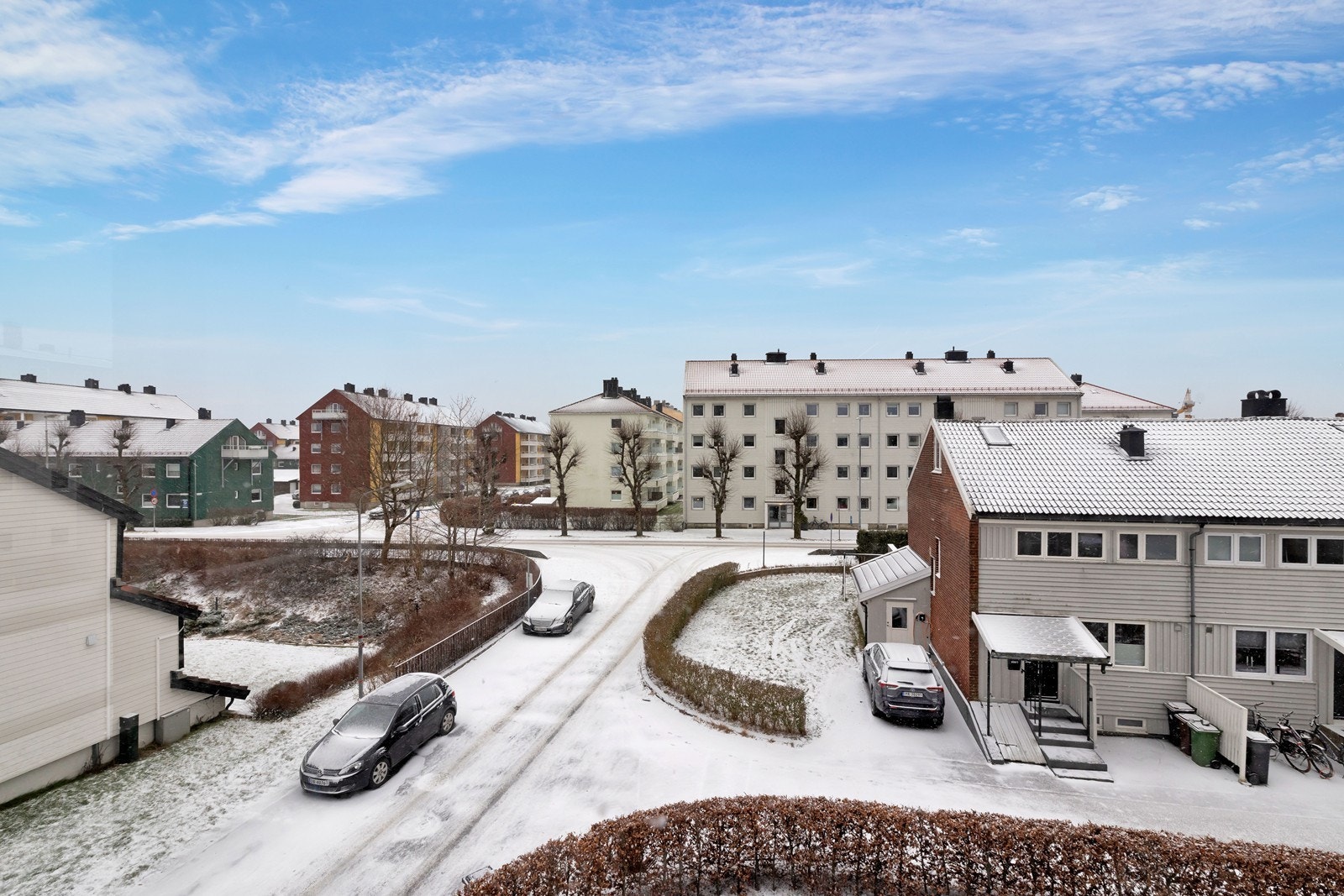 Utsikt fra balkong rett fram. Galleribilde