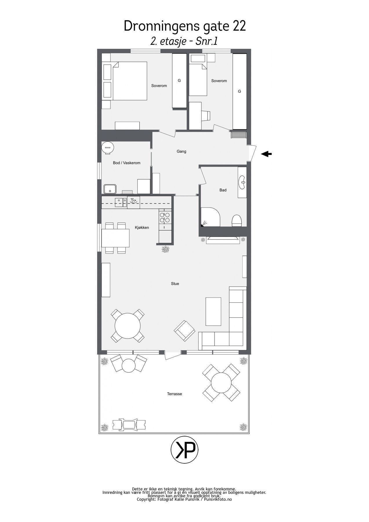 Plantegning Galleribilde