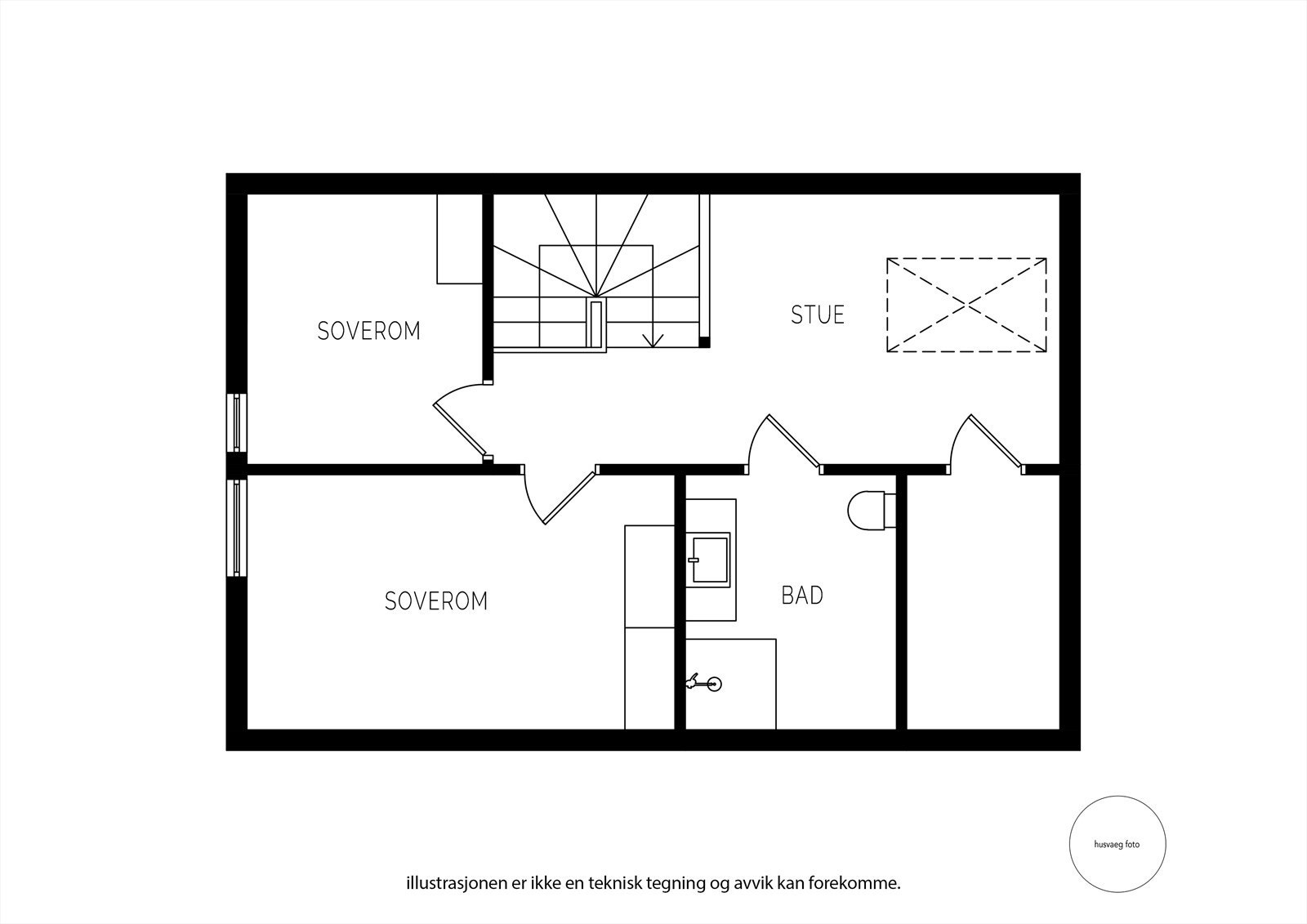 Plantegning 2. etasje. Galleribilde