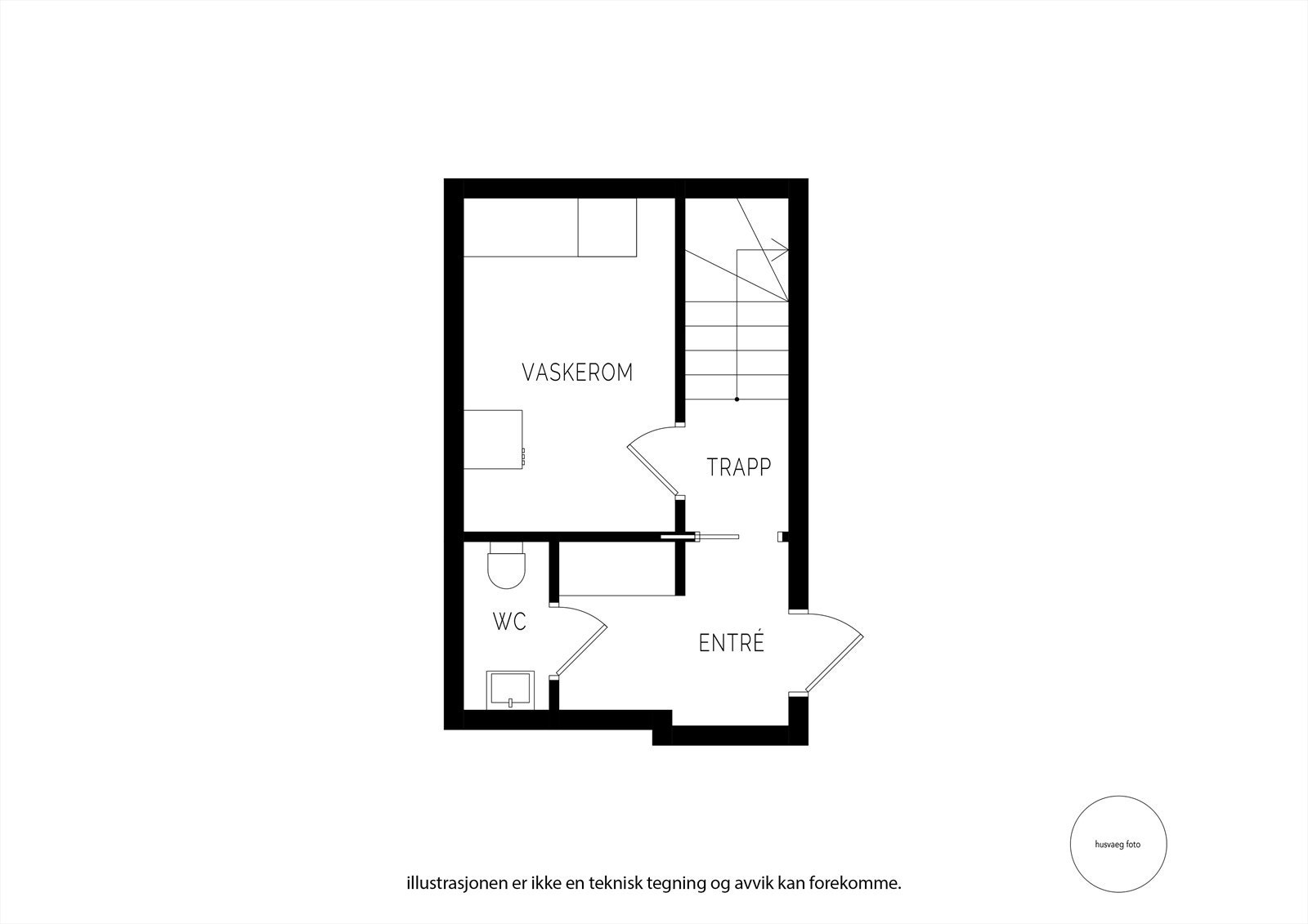 Plantegning underetasje. Galleribilde