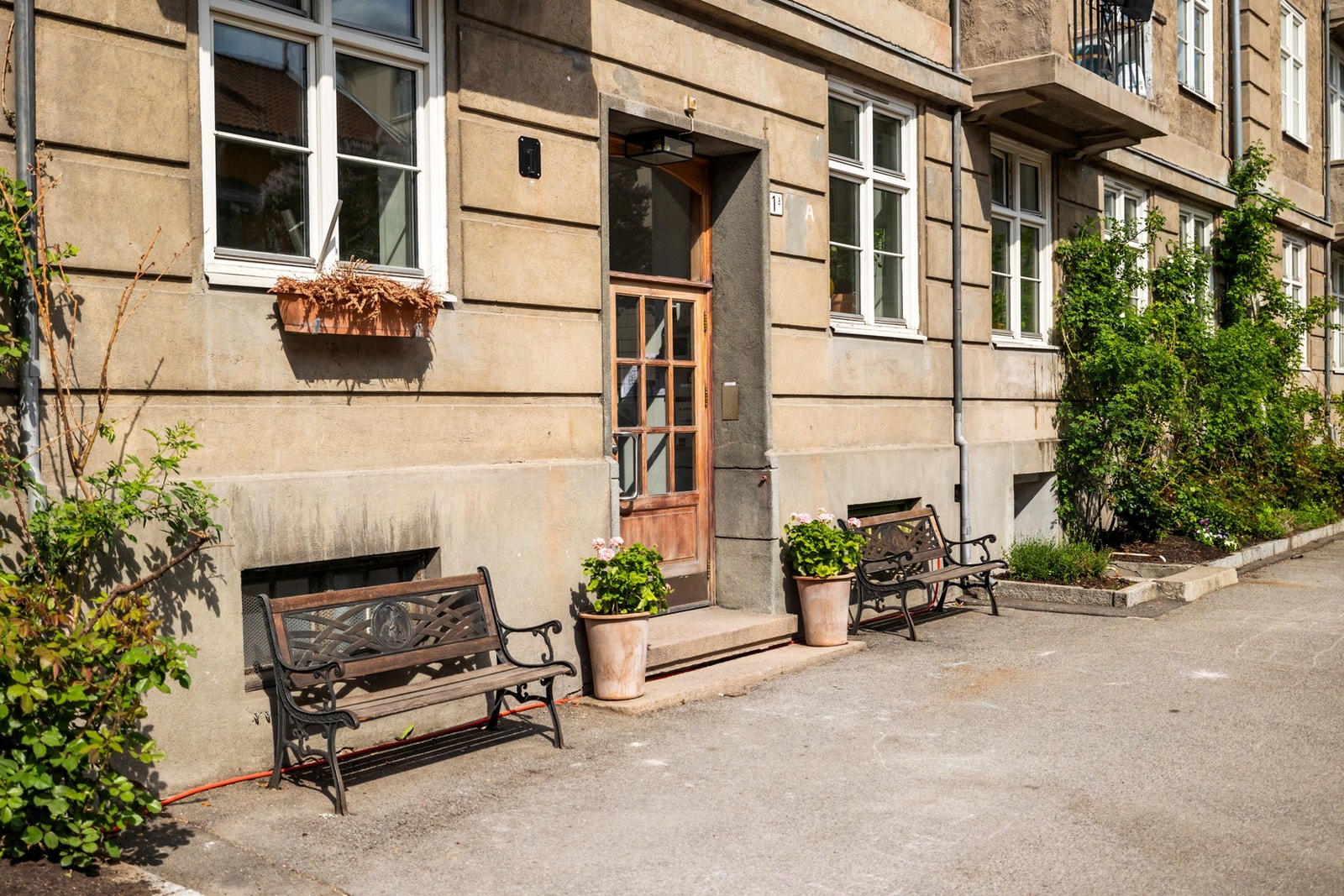 Hyggelig inngangsparti Galleribilde