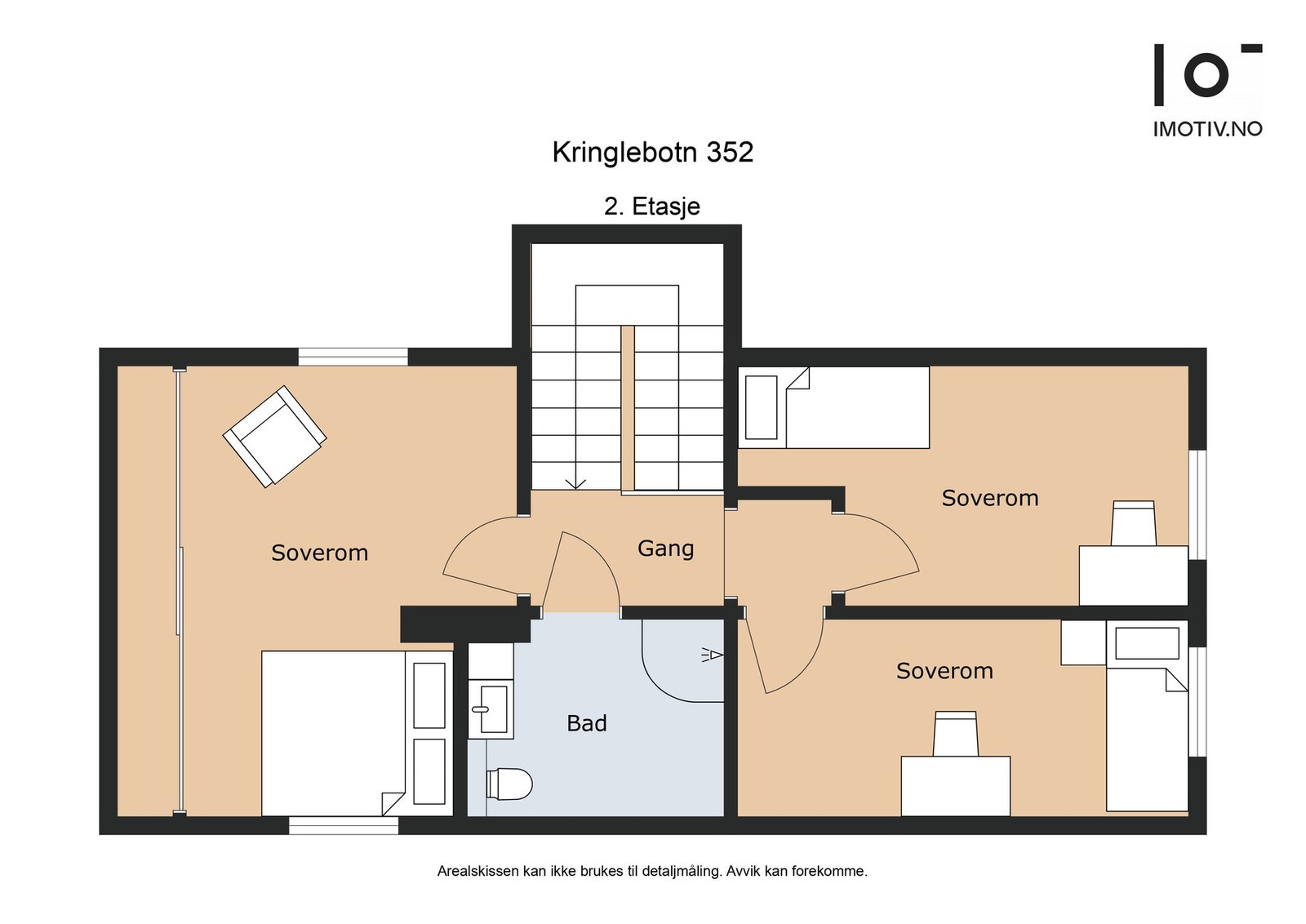 Planløsning 2. etasje Galleribilde