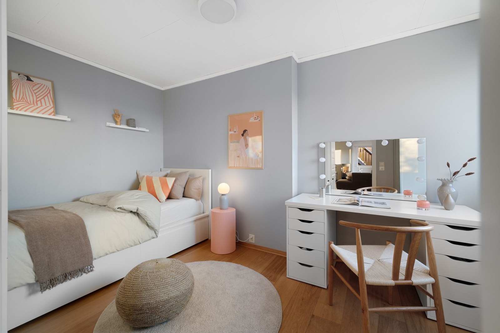 Det 4. soverommet ligger i underetasjen Galleribilde