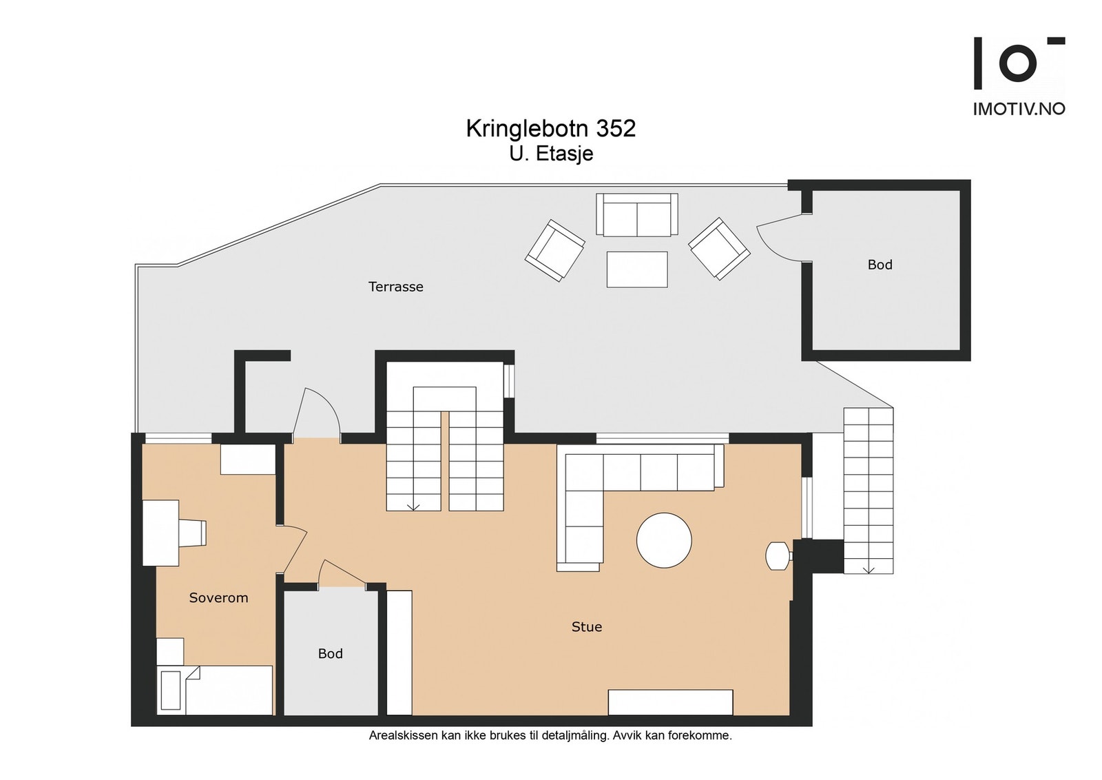Planløsning underetasjen Galleribilde