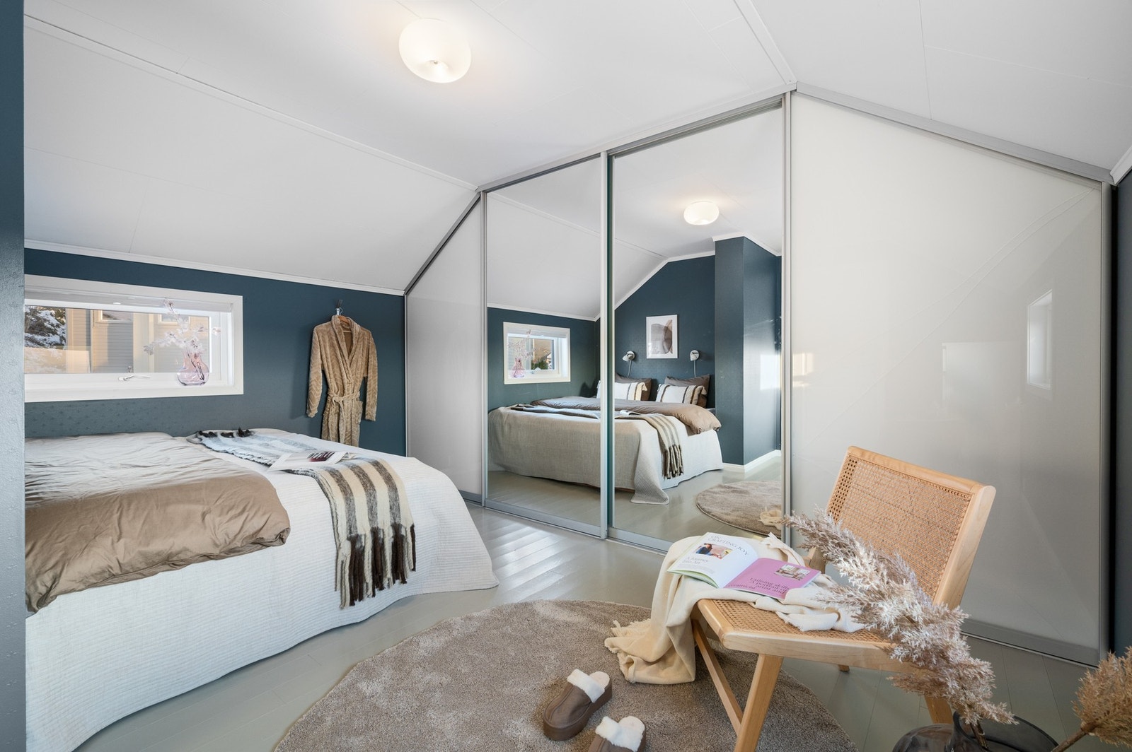 Hovedsoverommet ligger i øverste etasje Galleribilde