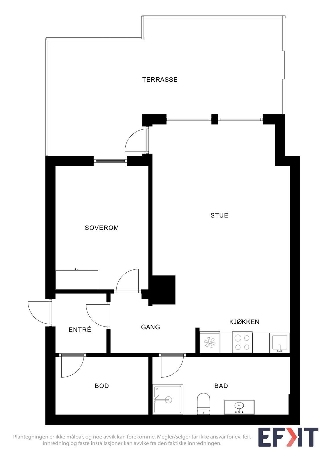 Plantegning. Galleribilde