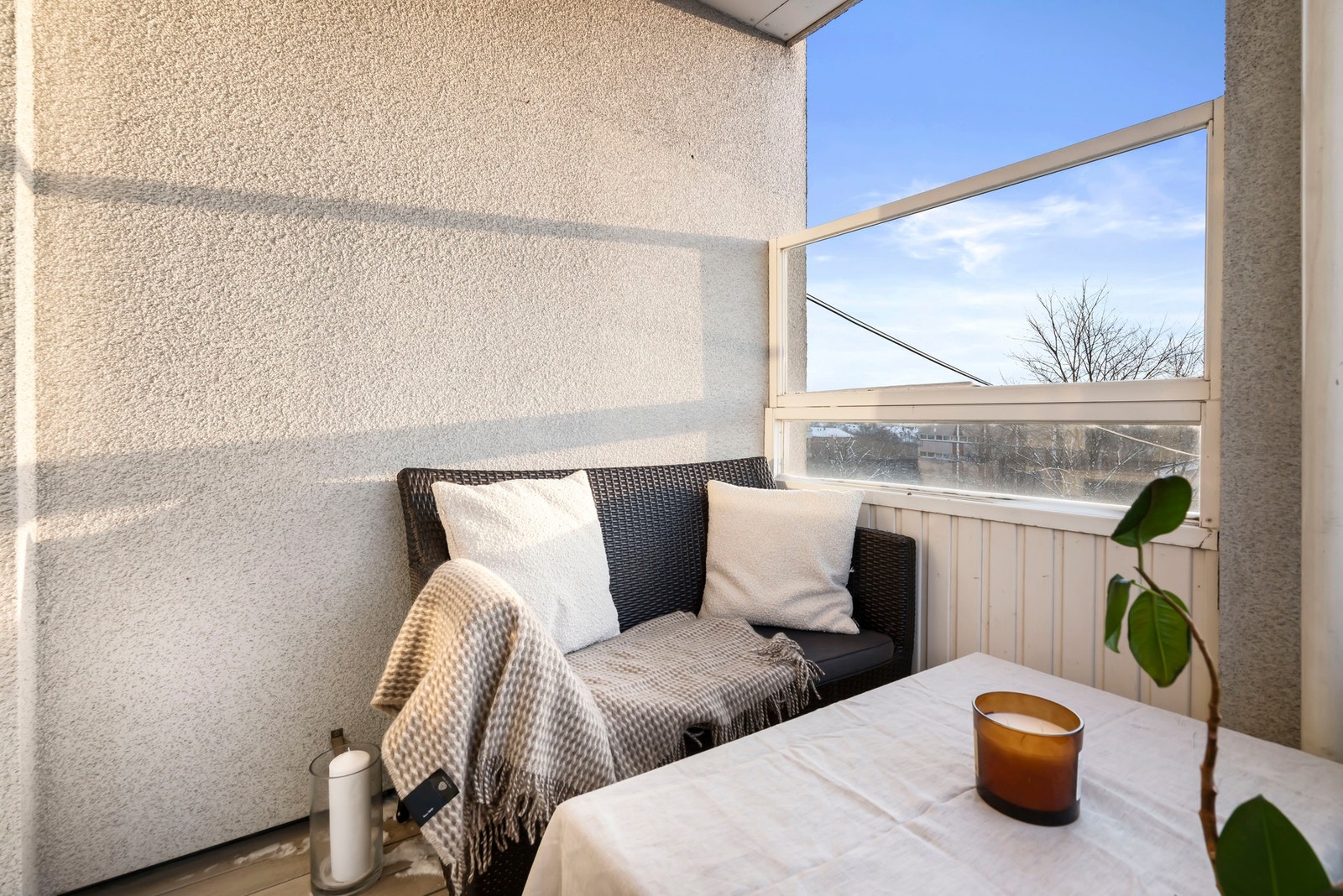 Her kan du lene deg tilbake i hyggelige omgivelser og slappe av. Galleribilde