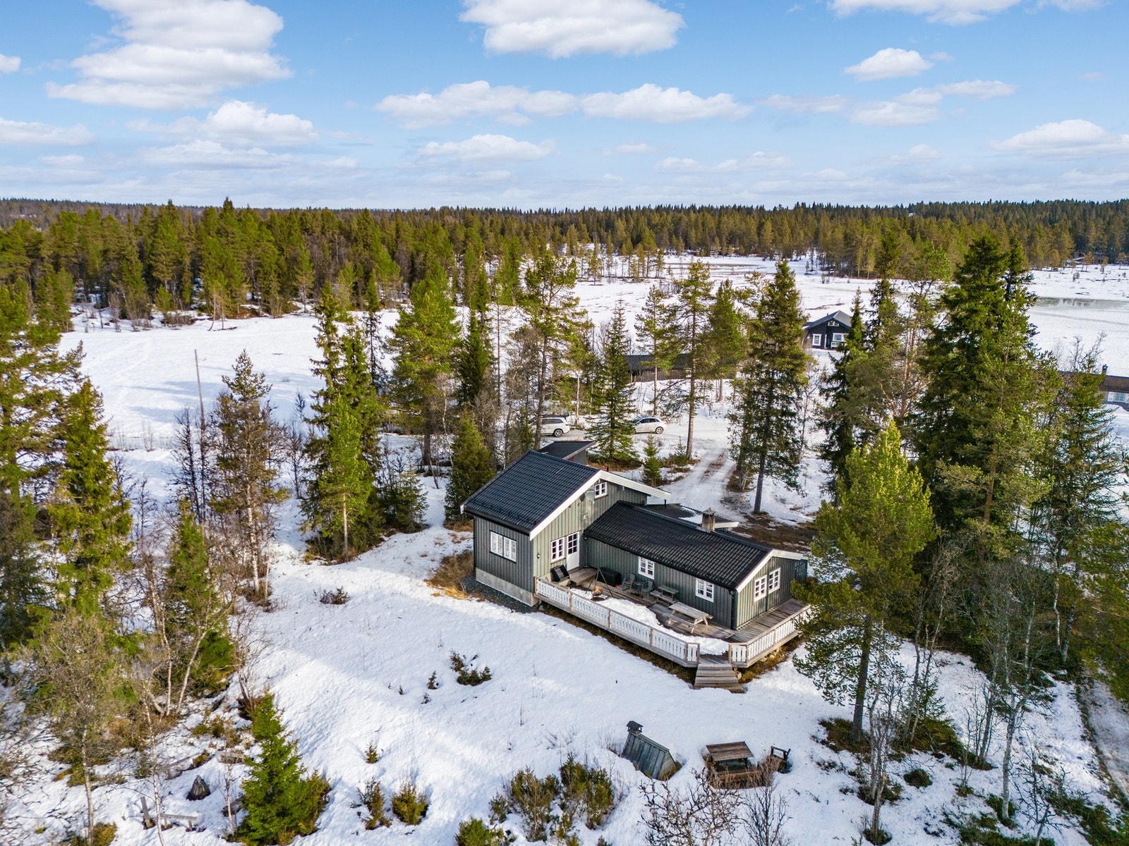 En fritidseiendom beliggende på Fjellheim- Golsfjellet. Galleribilde
