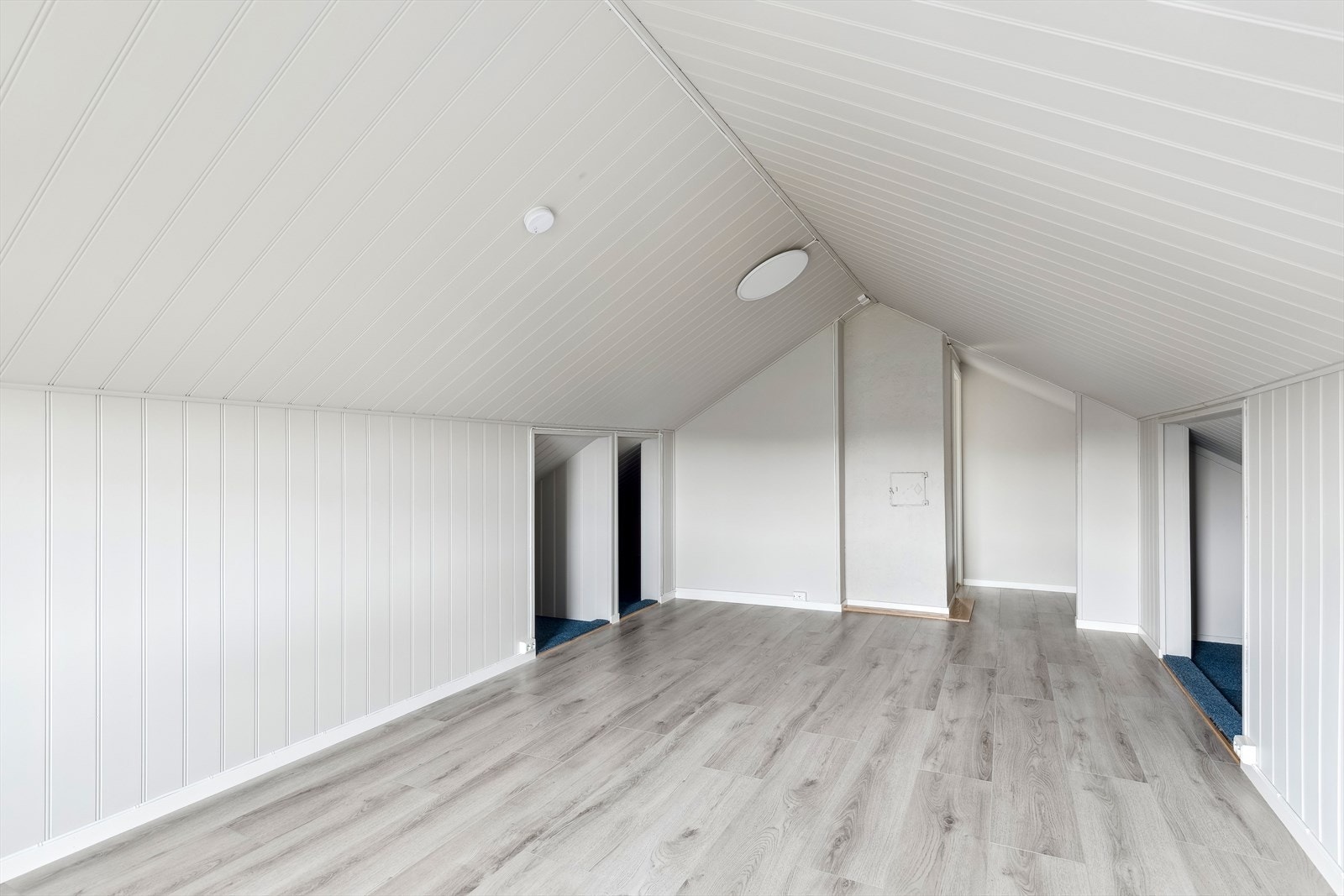 Disponibelt areal. Innredet loft Galleribilde