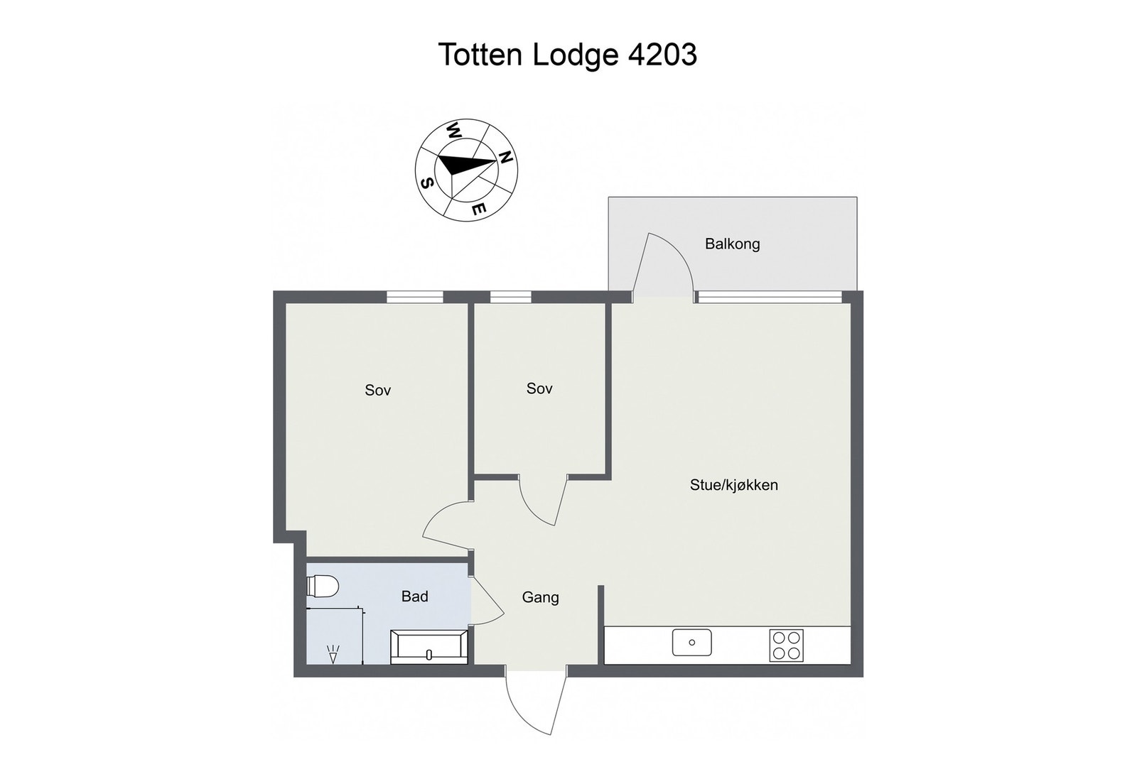 Plantegning Galleribilde