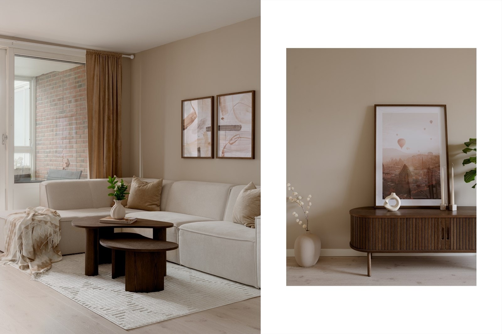 De store vindusflatene med fritt utsyn gir deg godt med dagslys hele dagen. Boligens fargepalett skaper en følelse av ro og harmoni, og får de fleste til å føle seg hjemme. Galleribilde