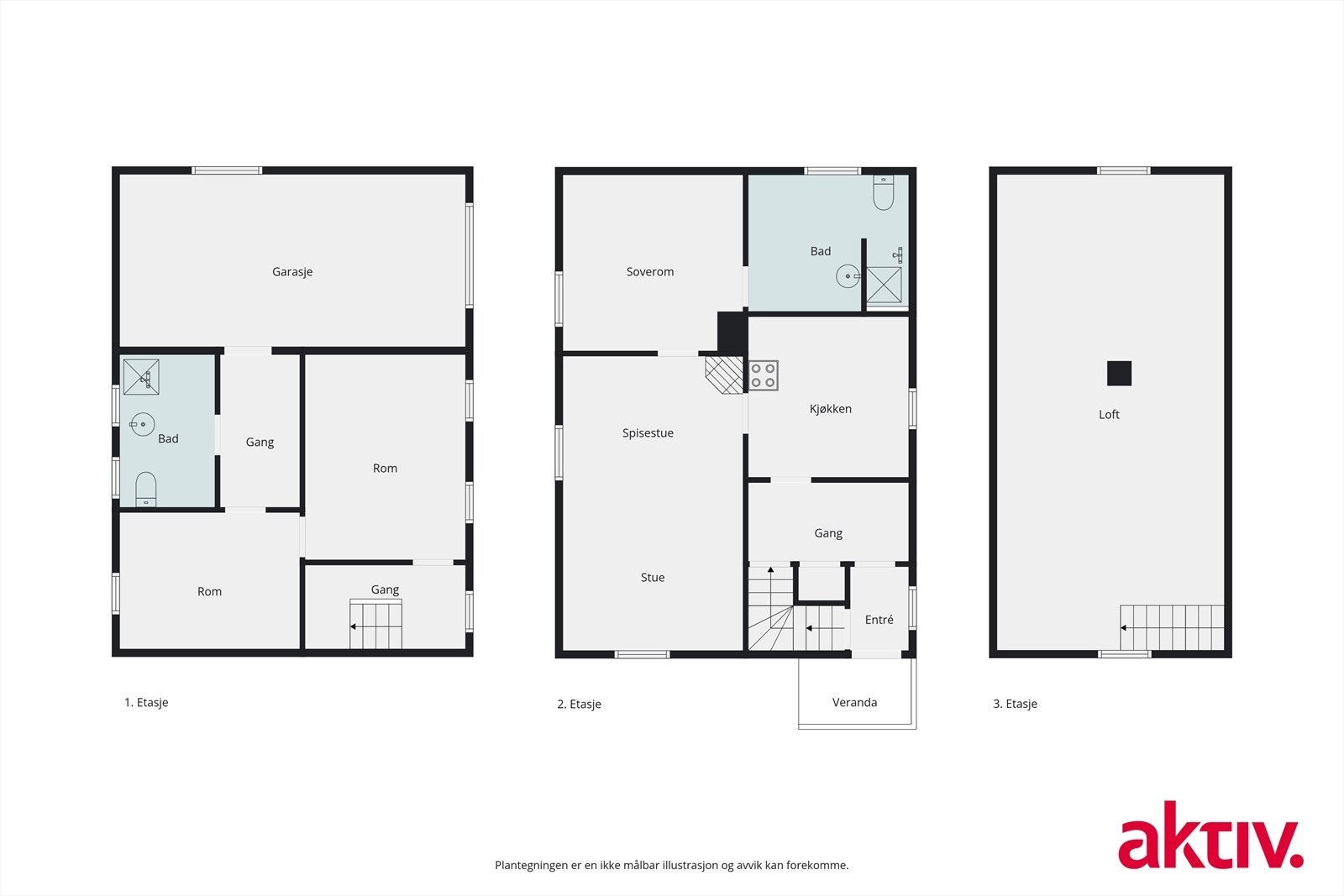 Plantegning Galleribilde