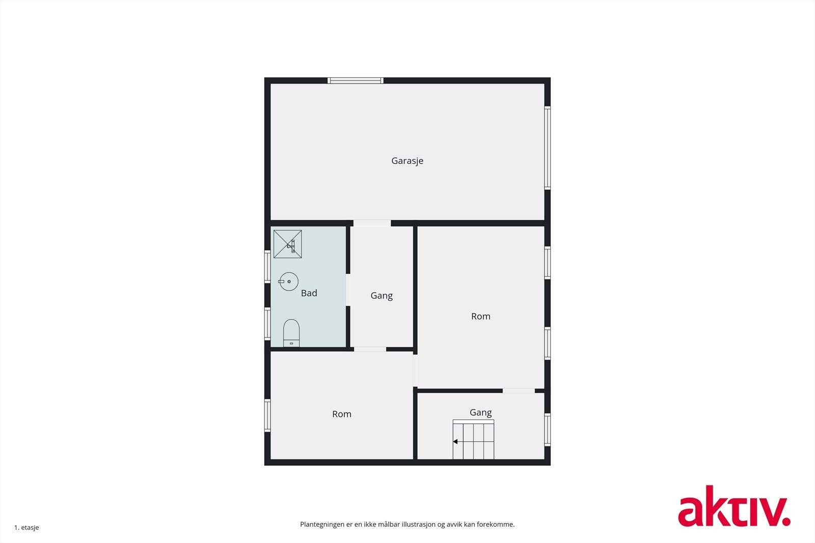 Plantegning Galleribilde