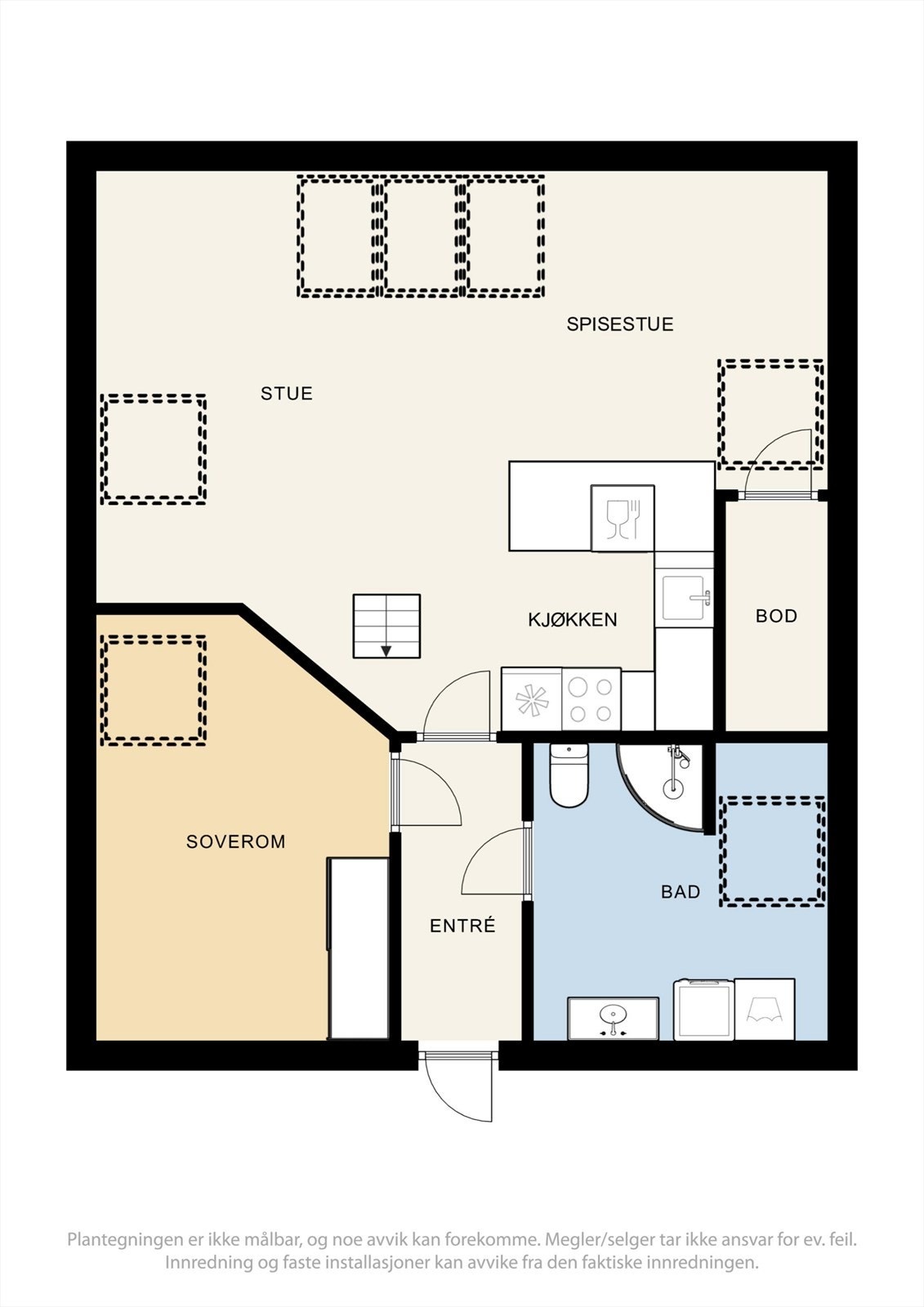 Plantegninger 4. etasje. Galleribilde