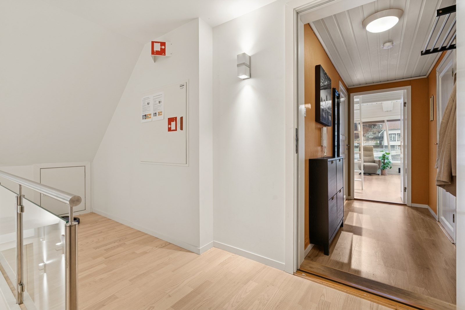 Trappen fører deg opp til 4. etasje. Galleribilde