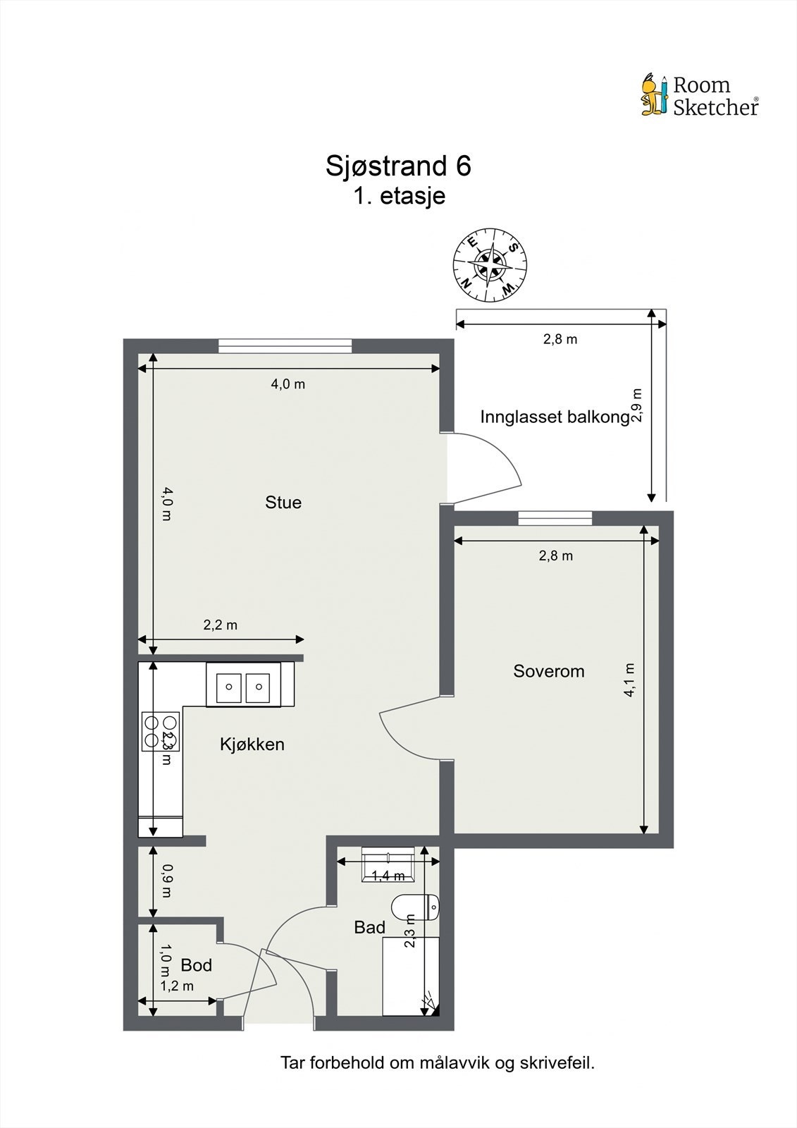 Plantegning Galleribilde