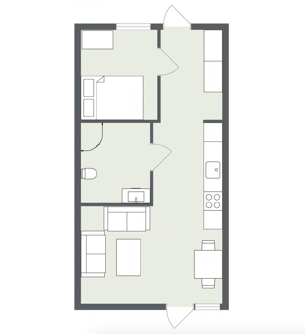 Plantegning 2D Galleribilde