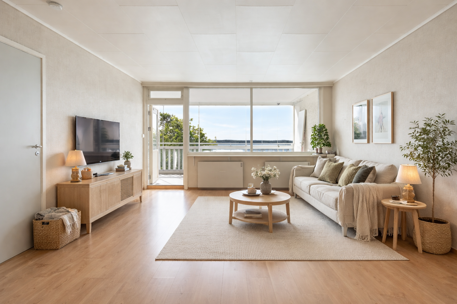 Bildet er digitalt møblert Galleribilde