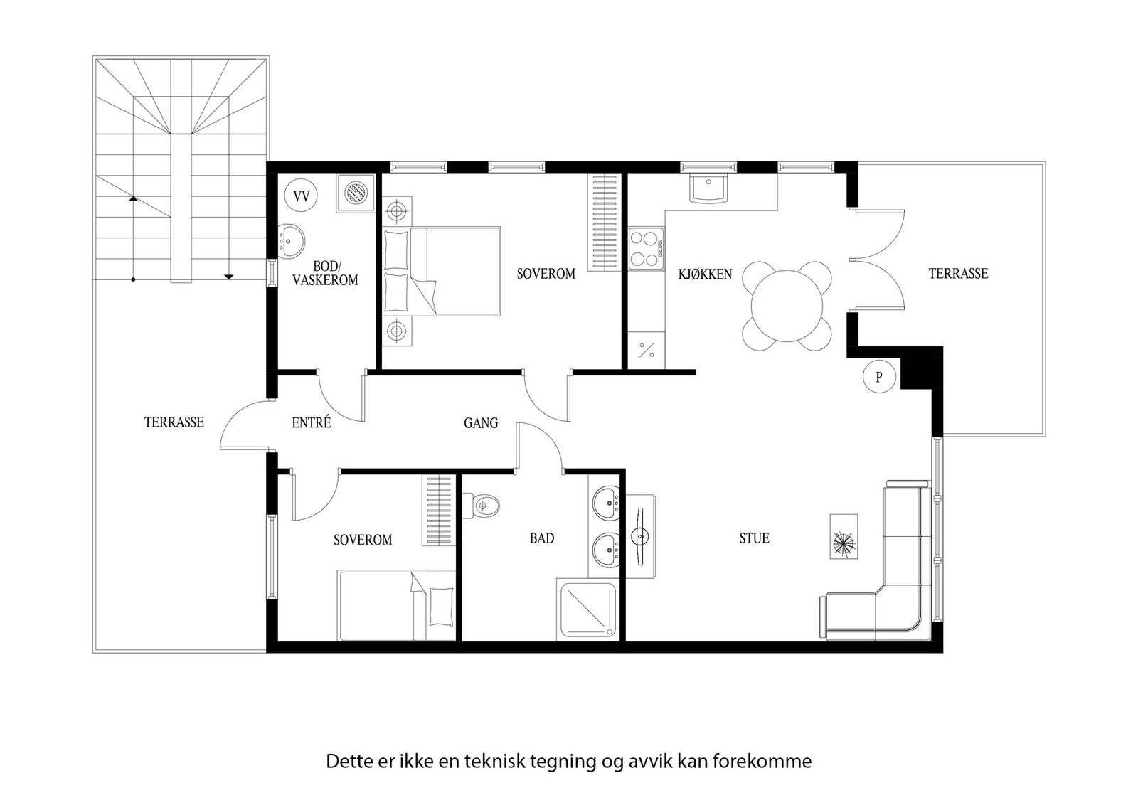 Plantegning Galleribilde