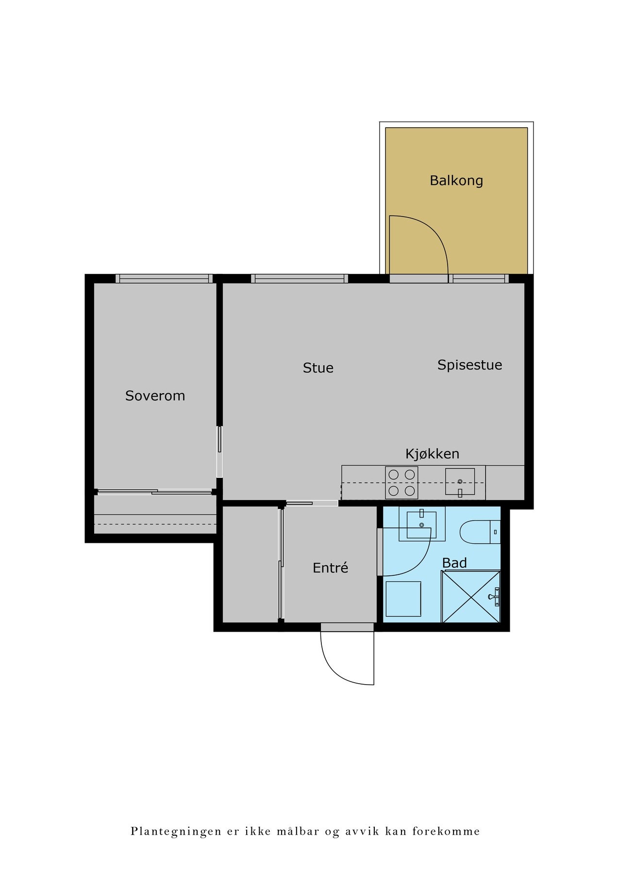 Plantegning Galleribilde