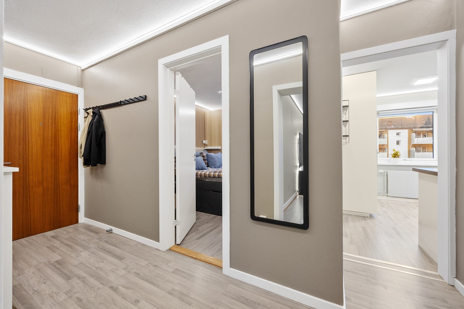 En gjennomtenkt romfordeling gir en god flyt mellom boligens ulike soner. Galleribilde