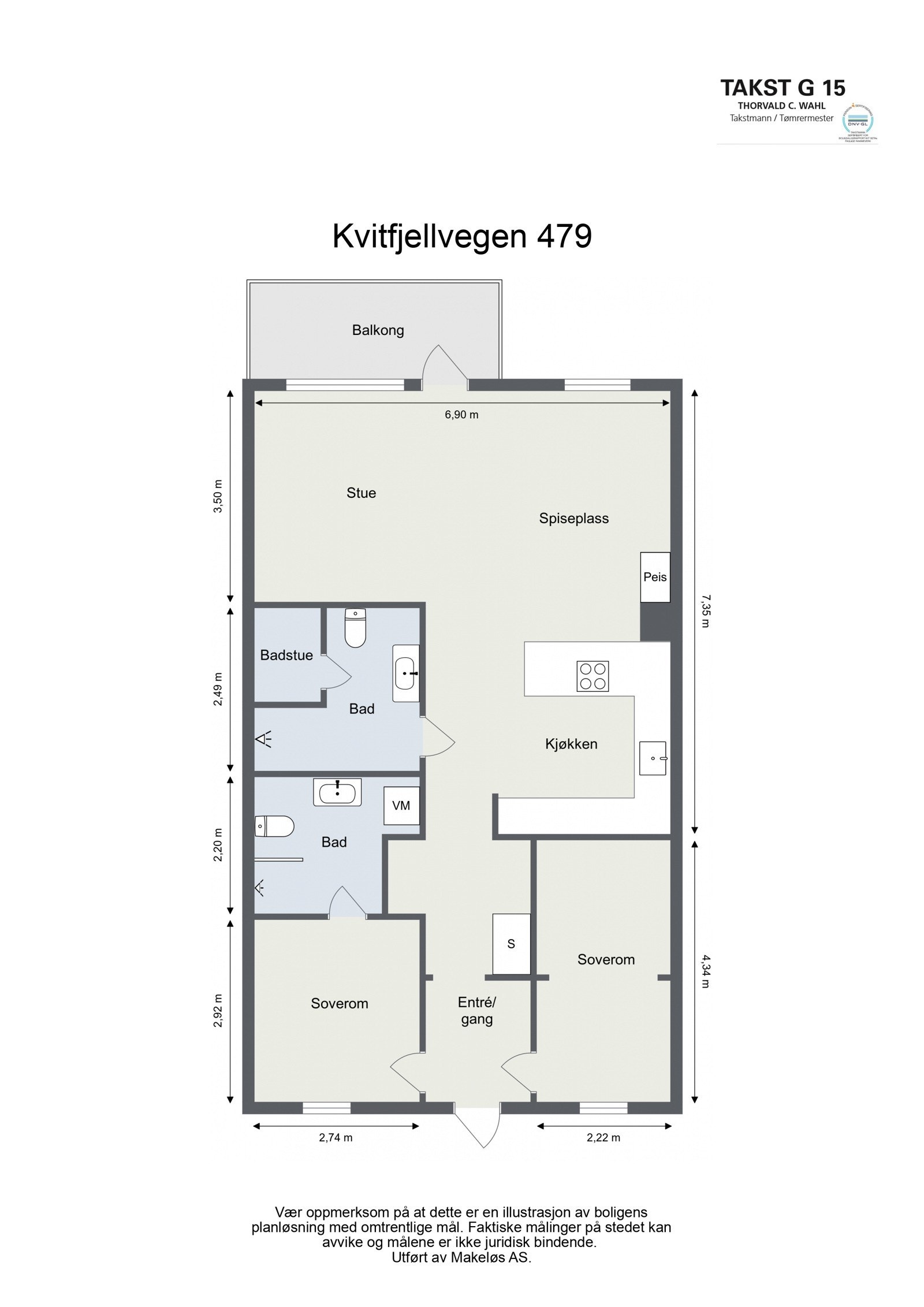 Plantegning. Galleribilde