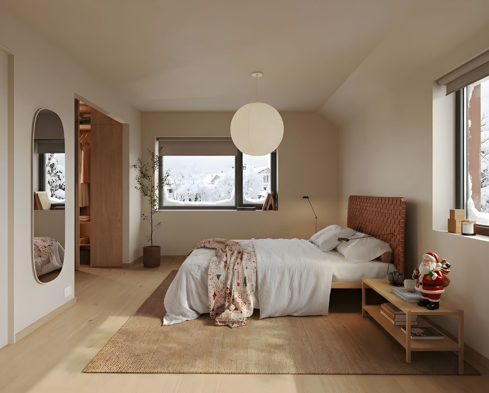 Illustrasjon soverom Galleribilde