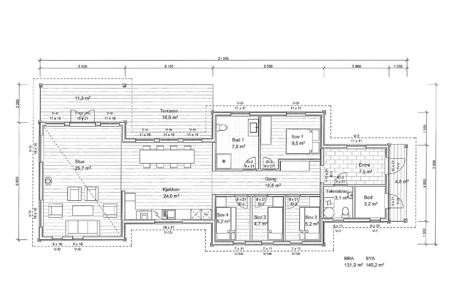 Plantegning Galleribilde