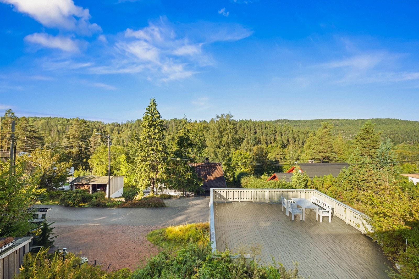 Flott utsikt utover de nærliggende områder Galleribilde