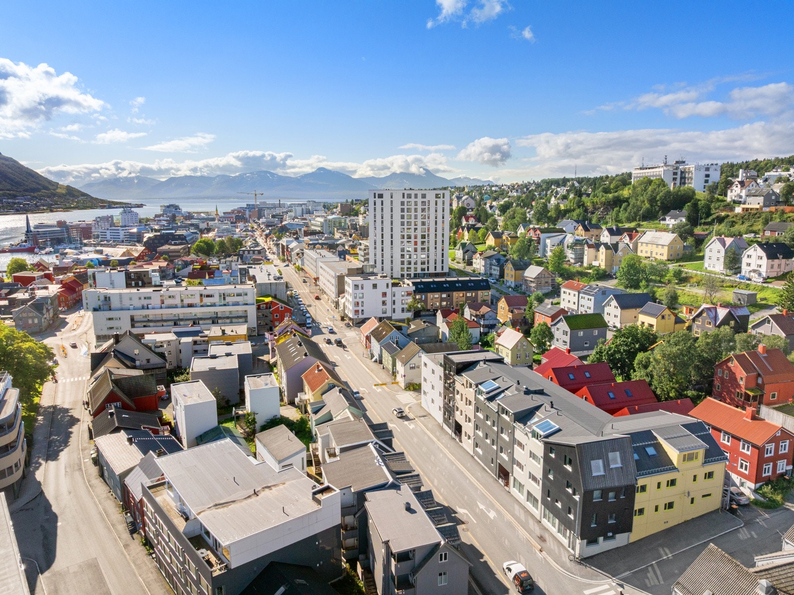 Dronefoto nærområde.