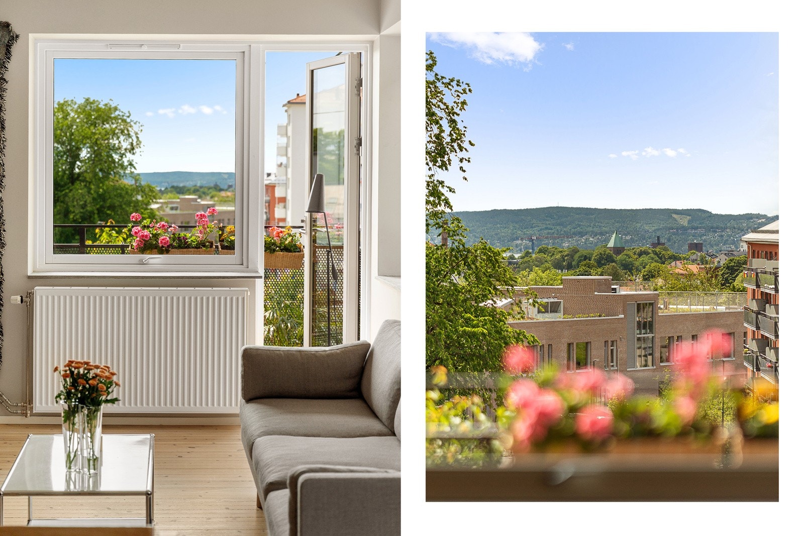 Lys og meget lekker 3-roms front-/endeleilighet med solrik, sydvestvendt balkong på attraktive Sagene/Bjølsen. Galleribilde