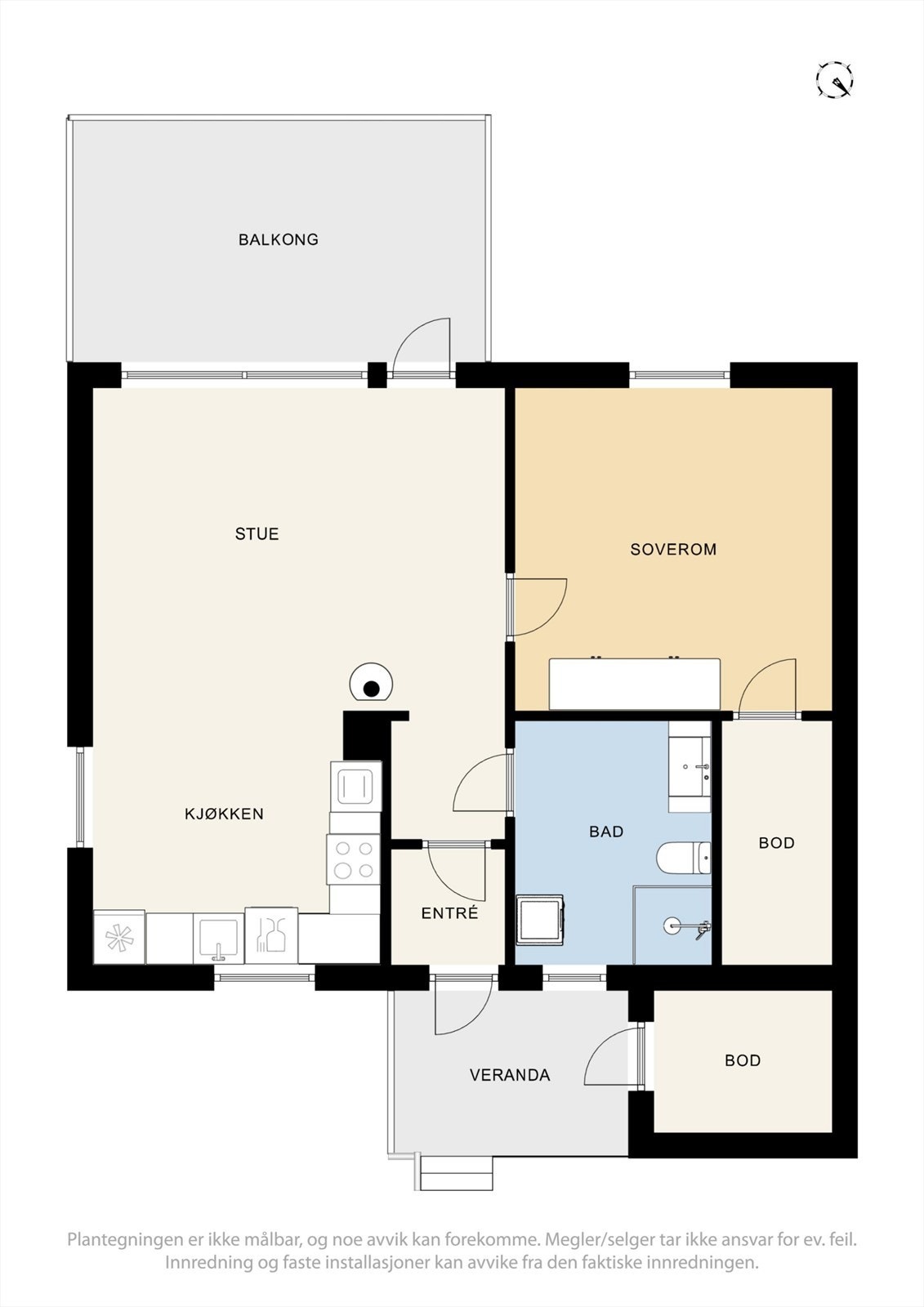 Plantegning Galleribilde