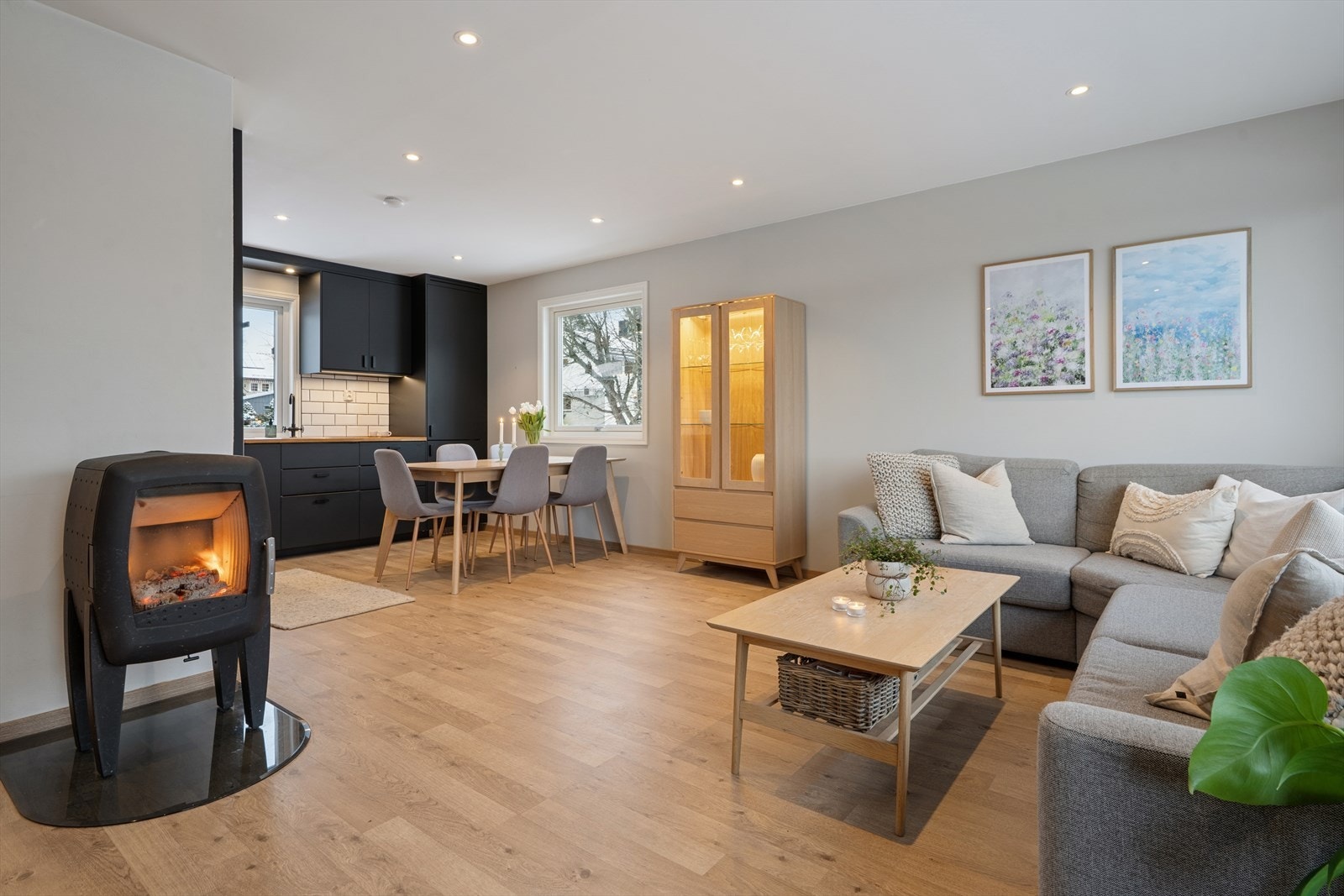 Den åpne løsningen bidrar til en god sosial setting Galleribilde